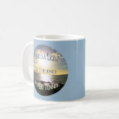 トンネルの終点にライトがある コーヒーマグカップ (正面左)