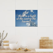 トンネルの終点にライトがある ポスター (キッチン)