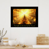 トンネルの終点のライト ポスター (キッチン)