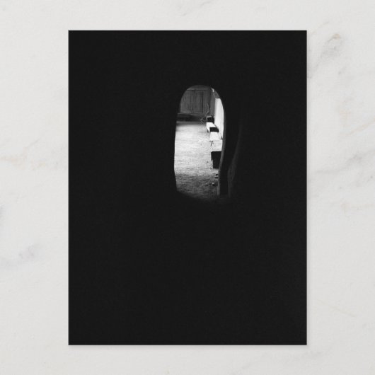 トンネルの終点のライト ポストカード (正面)