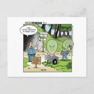 トンネルの終点のライト ポストカード