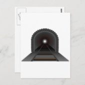 トンネルの終点の光！ ポストカード (正面/裏面)