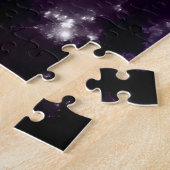 トンネルの終点の明るいライト ジグソーパズル (側面)