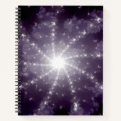 トンネルの終点の明るいライト ノートブック (正面)