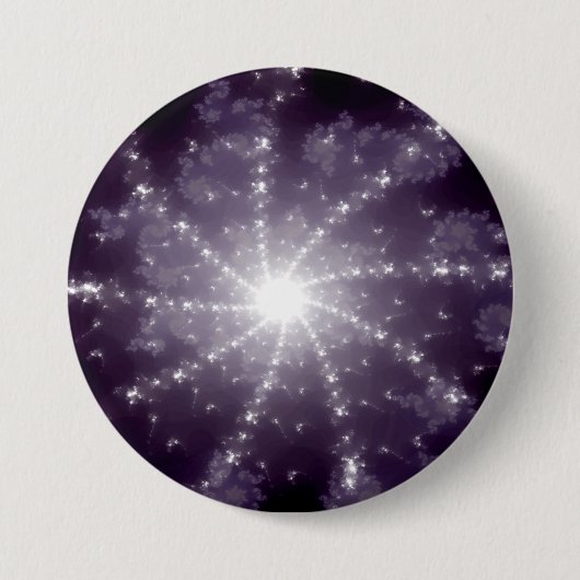 トンネルの終点の明るいライト 缶バッジ (正面)