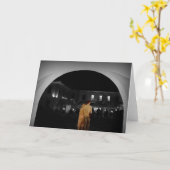 トンネルを通って カード (黄色い花)