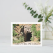 トンネルオン金ゴールドキャンプRDはがき ポストカード (スタンド正面)