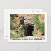 トンネルオン金ゴールドキャンプRDはがき ポストカード (正面/裏面)
