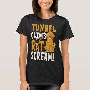 トンネルクライムラットスクリームデザインバーン狩り Tシャツ