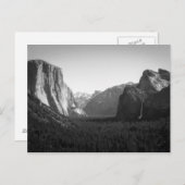 トンネルビューからのヨセミテバレー ポストカード (正面/裏面)