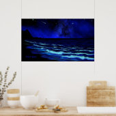 トンネルビーチカウアイ ポスター (キッチン)