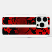 トンネルビーチハワイアンサーフボードレッド Case-Mate iPhoneケース (裏面 (横))