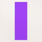 トンネルビーチハワイアンハイビスカスサーフボードパープル ヨガマット (裏面)