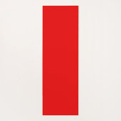 トンネルビーチハワイアンハイビスカスサーフボードレッド ヨガマット (裏面)