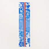 トンネルビーチハワイアンハイビスカスサーフボ王室のード ヨガマット (正面)