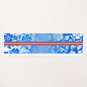 トンネルビーチハワイアンハイビスカスサーフボ王室のード ヨガマット (正面(横))