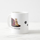 トンネルモンスター – 敏捷性ビック神経質なおもしろい犬 コーヒーマグカップ (正面左)
