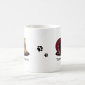 トンネルモンスター – 敏捷性ビック神経質なおもしろい犬 コーヒーマグカップ (中央)