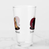 トンネルモンスター – 敏捷性ビック神経質なおもしろい犬 タンブラーグラス (左)