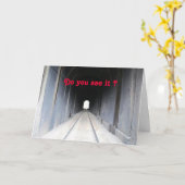 トンネルライト カード (黄色い花)