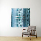 トンネル上の人歩く タペストリー (インサイチュ(横))