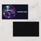 トンネル内のスポーツカー 名刺 (正面/裏面)