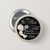 トンネル内のライト 缶バッジ (正面&裏面)