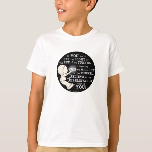 トンネル内のライト Tシャツ (正面)