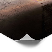 トンネル内の日の出 ポスター (角)