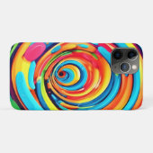 トンネル内の渦巻きサイケデリック色 Case-Mate iPhoneケース (裏面(横))