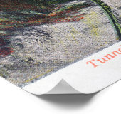 トンネル出口を出て行く金ゴールドの表示 ポスター (角)