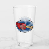 トンネル渦症候群 – 機敏性の高速おもしろい犬 タンブラーグラス (裏面)