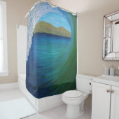 トンネル視覚 シャワーカーテン (インサイチュ)