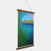 トンネル視覚 吊り下げ型タペストリー (傾斜あり)