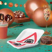 トンネル警告の道路標識の交通記号 ペーパープレート