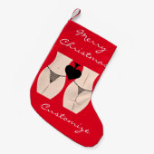 トンパンティスペードサンダー_コーブ スモールクリスマスストッキング (正面 (吊り時))