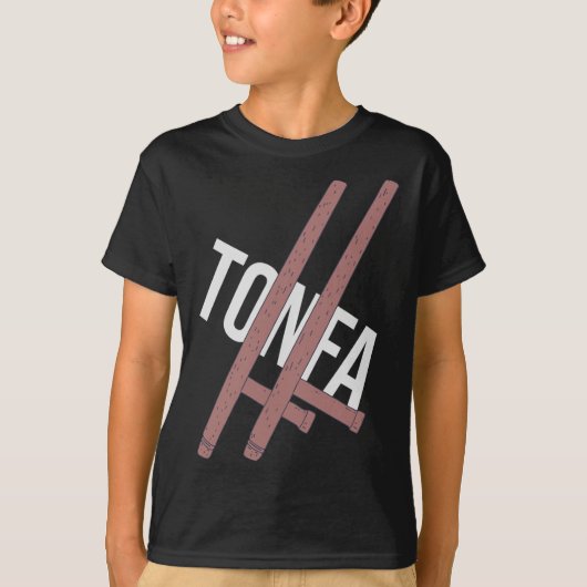 トンファ – トンファ・ペア – 沖縄戦 Tシャツ (正面)