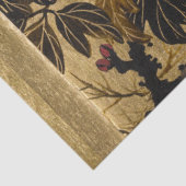 トンフライオンヴィンテージ植物性金ゴールド牡丹日本の 薄葉紙 (詳細)