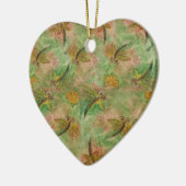 トンフライコットンキャンディハートオーナメント セラミックオーナメント (左)