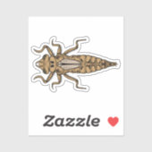 トンフライニンフベクターイラストレーション シール (シート)