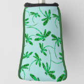 トンフライネオングリーン ゴルフヘッドカバー (回転90)