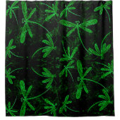 トンフライネオングリーン シャワーカーテン (正面)