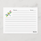 トンフライフラクタルレシピカード ポストカード (裏面)