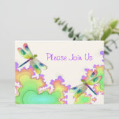 トンフライフラクタル結婚式招待状 招待状 (スタンド正面)