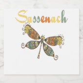 トンフライワインシールおもしろいノベルティギフト スパークリングワインラベル (シングルラベル)