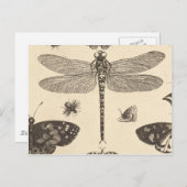 トンフライ(詳細)ヴィンテージアート ポストカード (正面/裏面)