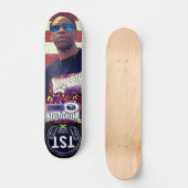 トンプソンスピンツインズDINOスケートボード、7 3/4"デッキ スケートボード (正面)