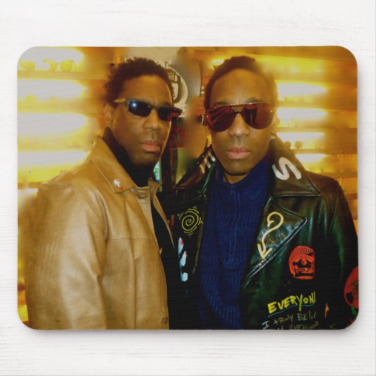 トンプソンツインズマウスパッド水平テンプレート マウスパッド (正面)