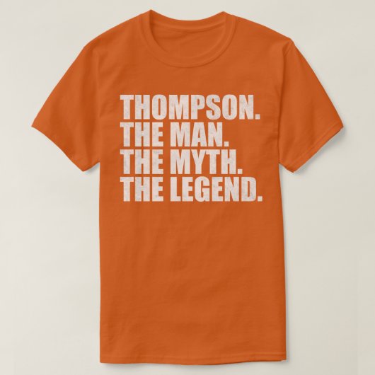 トンプソントンプソン与え名名 Tシャツ (デザイン正面)