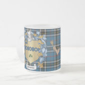 トンプソンファミリー(アイルランド)コートオブアームズ フロストグラスマグカップ (正面左)